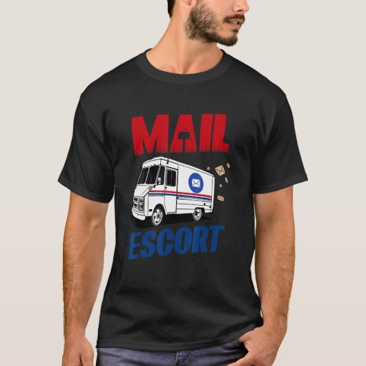 郵便配達郵便局米国郵便局員 Tシャツ (正面)