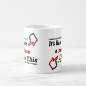 郵便集配人のギフト コーヒーマグカップ (中央)