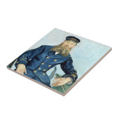 郵便集配人のヨセフRoulinゴッホ|のポートレート タイル (側面)