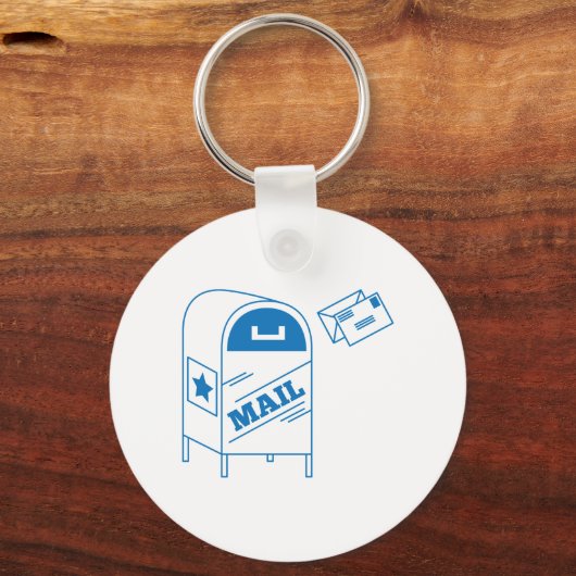 郵便 キーホルダー (正面)
