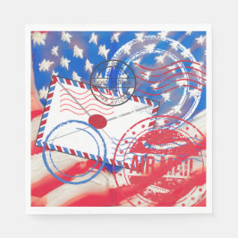 郵便 スタンダードランチョンナプキン