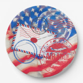 郵便 ペーパープレート (正面)