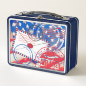 郵便 メタルランチボックス (正面)