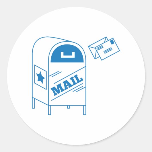 郵便 ラウンドシール (正面)