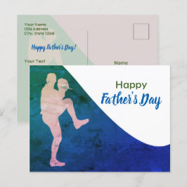 郵便 – Happy Father's Day ポストカード
