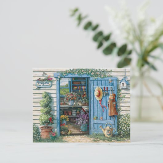 郵便de macetas d y flores ポストカード (スタンド正面)