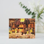 郵便de venta de embutido en mercado de Mallorca ポストカード (スタンド正面)