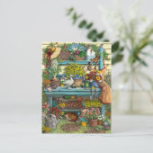 郵政公社y macetas en el jardin ポストカード (スタンド正面)