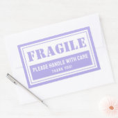 郵送および包装気に付き脆性ハンドル 長方形シール (封筒)