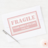 郵送および包装気に付き脆性ハンドル 長方形シール (封筒)