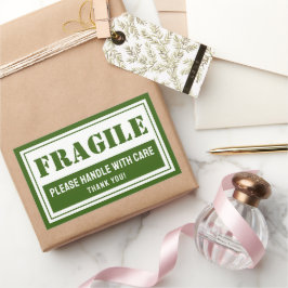 郵送および包装気に付き脆性ハンドル 長方形シール