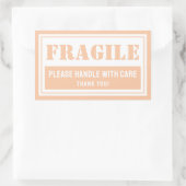 郵送および包装気に付き脆性ハンドル 長方形シール (バッグ)