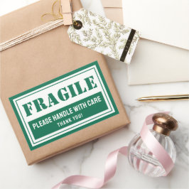 郵送および包装気に付き脆性ハンドル 長方形シール