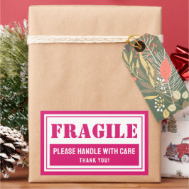 郵送および包装気に付き脆性ハンドル 長方形シール