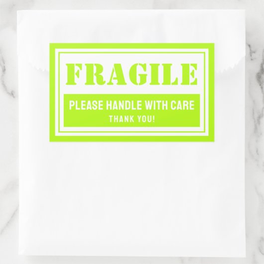 郵送および包装気に付き脆性ハンドル 長方形シール (バッグ)
