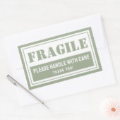 郵送および包装気に付き脆性ハンドル 長方形シール (封筒)