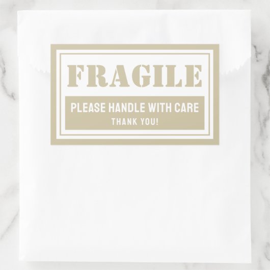 郵送および包装気に付き脆性ハンドル 長方形シール (バッグ)