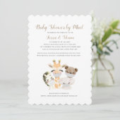 郵送でベビーシャワーの招待状 招待状 (スタンド正面)
