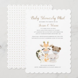 郵送でベビーシャワーの招待状 招待状