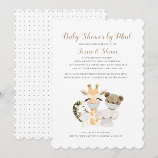 郵送でベビーシャワーの招待状 招待状