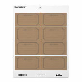 郵送ラベルに「親切に配達する」 ラベル (フルシート)