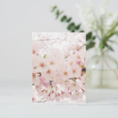 郷愁に満ちた桜 ポストカード (スタンド正面)