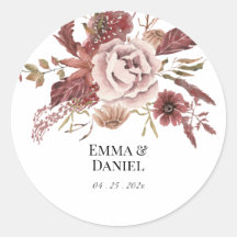 郷愁の秋の花　水彩画