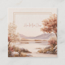 郷愁の秋　湖　山　黄金のフレーム