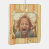 郷愁。フォトエフェグランジクトテンプレートヴィンテージ セラミックオーナメント (右)