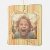 郷愁。フォトエフェグランジクトテンプレートヴィンテージ セラミックオーナメント (左)