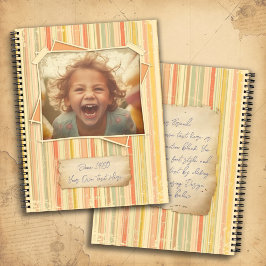 郷愁。フォトエフェグランジクトテンプレートヴィンテージ ノートブック