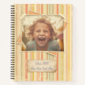 郷愁。フォトエフェグランジクトテンプレートヴィンテージ ノートブック (正面)