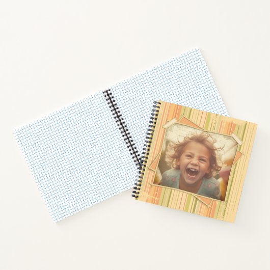 郷愁。フォトエフェグランジクトテンプレートヴィンテージ ノートブック (内部)