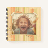 郷愁。フォトエフェグランジクトテンプレートヴィンテージ ノートブック (正面)