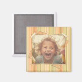 郷愁。フォトエフェグランジクトテンプレートヴィンテージ マグネット (正面/裏面)