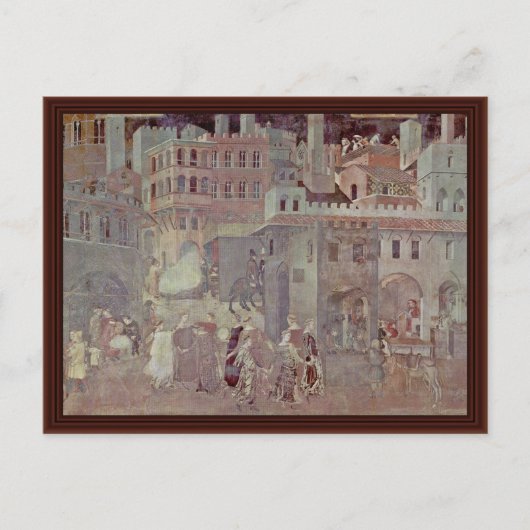 都の善政の効果» ポストカード (正面)