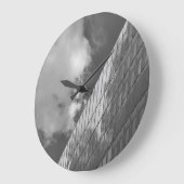 都クール市の自然と建築 ラージ壁時計 (傾斜)