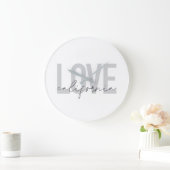 都モダン市、トレンディー、クールデザインラブ·カリフォルニア ラージ壁時計 (ホーム)