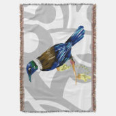 都井衣文様 スローブランケット (正面縦)