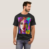 都会に強い女性 Tシャツ (正面フル)