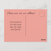 都会のアートに感動するミニマルな人|過去記事 ポストカード (裏面)