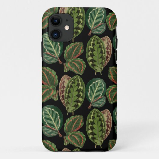 都会のジャングルハウスの植物のパターン Case-Mate iPhoneケース (裏面)