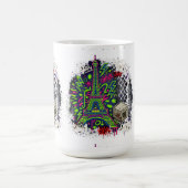 都会のネオン graffiti エッフェル塔 コーヒーマグカップ (中央)