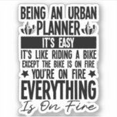 都会のプランナーは簡単 シール (正面)