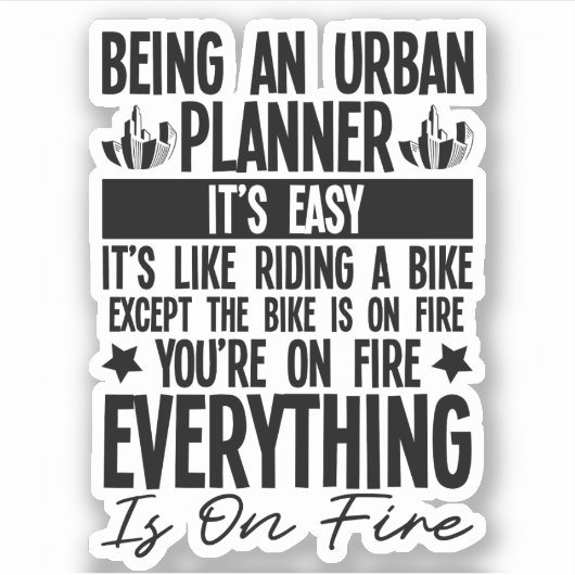 都会のプランナーは簡単 シール (正面)