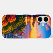 都会の上の静けさ Case-Mate iPhoneケース (裏面 (横))