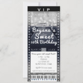 都会の夜のVIPパーティー招待状 リモインナイト 招待状 (正面)