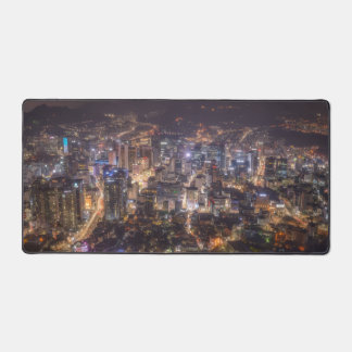 都会の夜景 オフィスデスクマット デスクマット