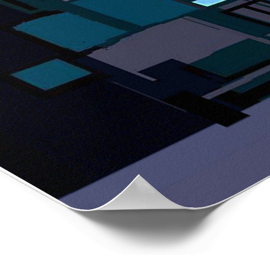 都会の夜 ポスター (角)