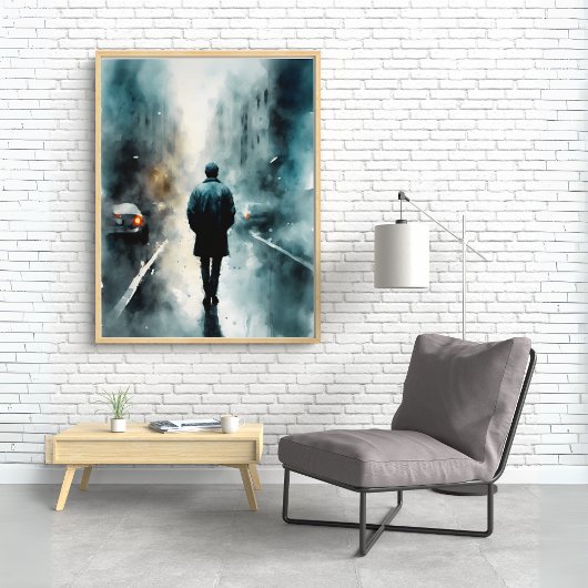 都会の孤独 ポスター